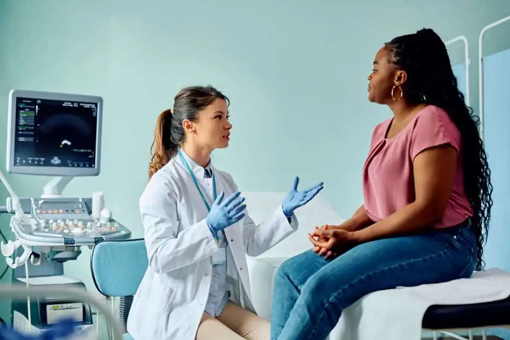 Rejuvenating Intimacy: Exploring Surgical Solutions for Vaginal Laxity 1 Woman have consultation about vaginal laxity Dover