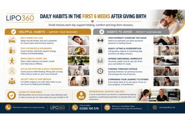 What to Do (and Avoid) in the First 6 Weeks After Giving Birth To Avoid Diastasis Recti 3 First 6 Weeks After Giving Birth To Avoid Diastasis Recti Dover : Daily Habits in the First 6 Weeks After Giving Birth